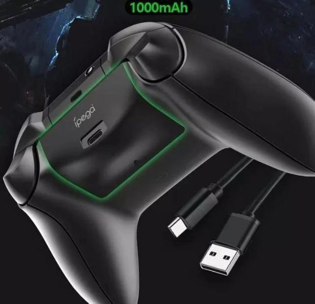 Акумуляторна батарея iPega PG-XBX001 (1000 mAh) + кабель Type-C для геймпаду Microsoft Xbox Series S|X 0987 фото