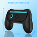 Держатели JYS Controller Grip Black (2 шт.) для Joy-Con Nintendo Switch 2 1536 фото 7