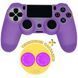Защитный силиконовый чехол Full Black для геймпада Sony DualShock 4 (PS4) + в подарок накладки на стики 0899 фото