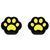 Силіконові накладки на стіки Paws (Black/Yellow) для Nintendo Switch / Switch OLED / Switch LITE (2шт.) 1331 фото