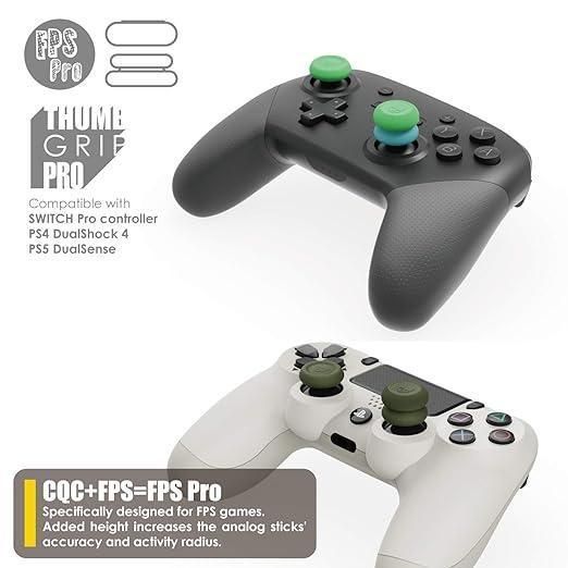 Накладки на стики Skull & Co. Black (6в1) для геймпадов Sony DualSense PS5 / DualShock PS4 / Pro Controller 1240 фото