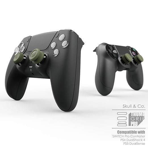 Накладки на стики Skull & Co. Black (6в1) для геймпадов Sony DualSense PS5 / DualShock PS4 / Pro Controller 1240 фото