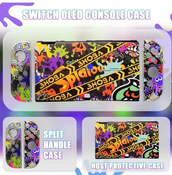Чехол накладка Splatoon 3 для Nintendo Switch OLED (Type 2) 0792 фото