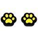 Силиконовые накладки на стики Paws (Black/Yellow) для Nintendo Switch / Switch OLED / Switch LITE (2шт.) 1331 фото